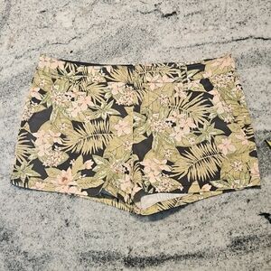 Volcom Green and Pink Bermuda Shorts Tropical Style